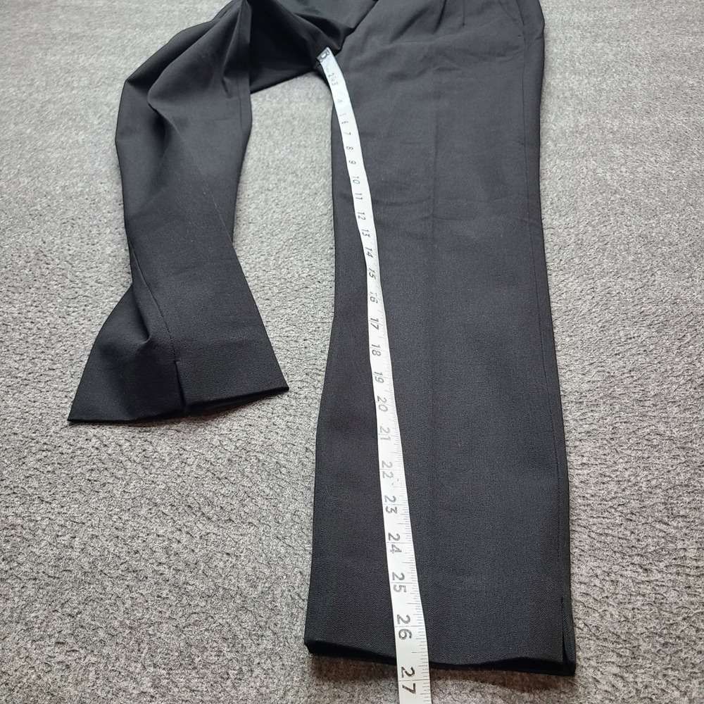 J.Crew Martie Pants Womens 2 Black Excellent Slim Fit Cropped Side Zip Trousers - Picture 2 of 8
